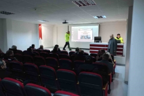 Okul servis şoförlerine eğitim verildi