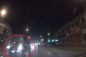 Ölümüne sollama kamerada