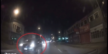 Ölümüne sollama kamerada