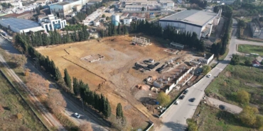 Otobüs garajının kaba inşaatında yüzde 80 ilerleme