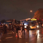 Özel halk otobüsü esnafından Saraçhane’de İBB’ye protesto