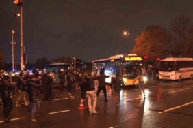 Özel halk otobüsü esnafından Saraçhane’de İBB’ye protesto