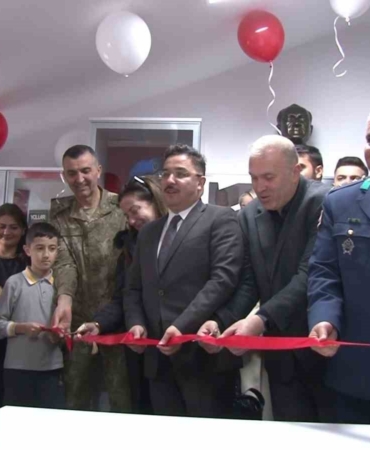 (ÖZEL) Şehit Tunahan Yavuz Kütüphanesi törenle açıldı