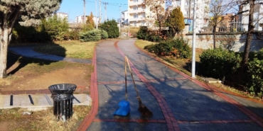 Park ve bahçelerde kış bakım çalışmaları