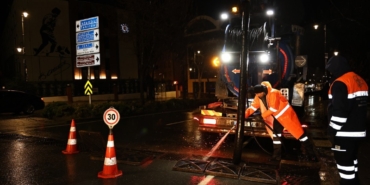 Silivri Belediyesi yoğun yağışlara karşı önlem çalışmalarını sürdürüyor