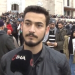 Suriye’de Esed rejiminin son bulması Fatih Camii’nde coşkuyla kutlanıyor