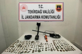 Tekirdağ’da 150 tarihi obje ve 80 sikke ele geçirildi