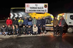 Tekirdağ’da göçmen kaçakçılığı: 14 göçmen ve 2 organizatör yakalandı