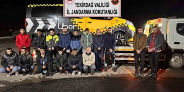 Tekirdağ’da göçmen kaçakçılığı: 14 göçmen ve 2 organizatör yakalandı