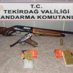 Tekirdağ’da jandarma operasyonlarında ruhsatsız silahlar ele geçirildi