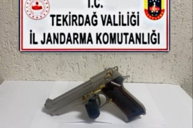 Tekirdağ’da ruhsatsız tabanca operasyonları