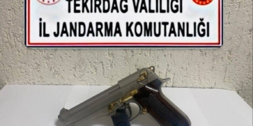 Tekirdağ’da ruhsatsız tabanca operasyonları