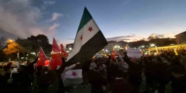 Tekirdağ’da Suriyelilerden zafer kutlaması