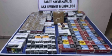 Tekirdağ’da tütün kaçakçılığı operasyonu