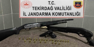 Tekirdağ’da uyuşturucu ve silah ele geçirildi