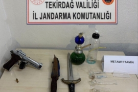 Tekirdağ’da yasa dışı silah ve uyuşturucu operasyonu