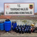 Tekirdağ’da yılbaşı öncesi kaçak alkol operasyonu: 2.5 ton sahte içki ele geçirildi