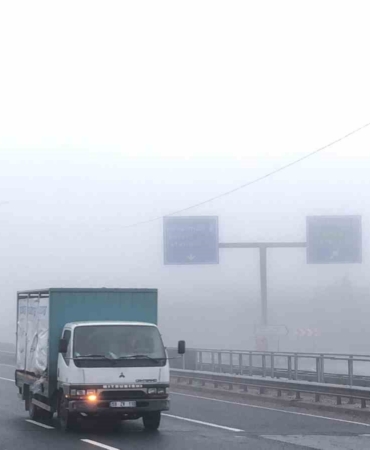 Tekirdağ’da yoğun sis