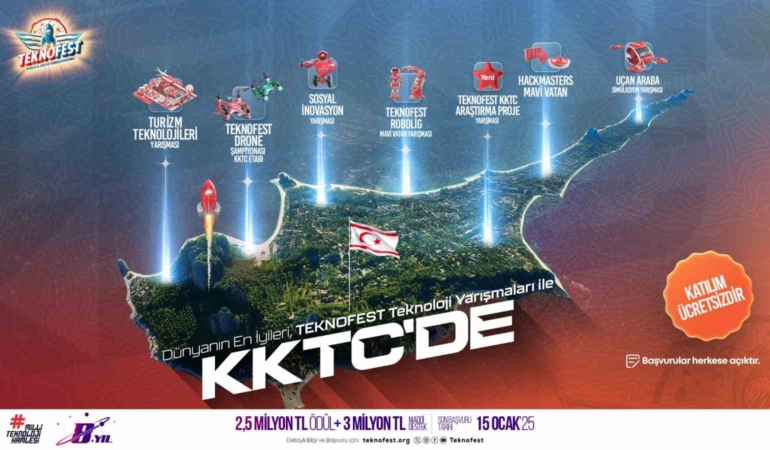 TEKNOFEST KKTC 2025 Teknoloji Yarışmaları başvuruları başladı