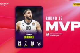 THY Euroleague’de 17. haftanın MVP’si Isaia Cordinier oldu