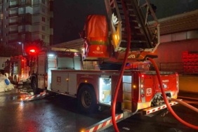 Ümraniye’de AVM’de korkutan yangın