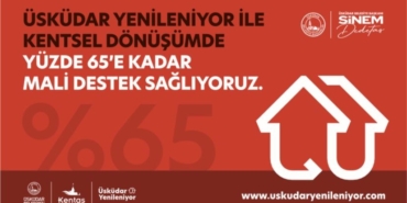Üsküdar Belediyesi’nden evini yenileyenlere destek
