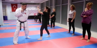 Yakın savunma kursuna kadınlardan yoğun ilgi