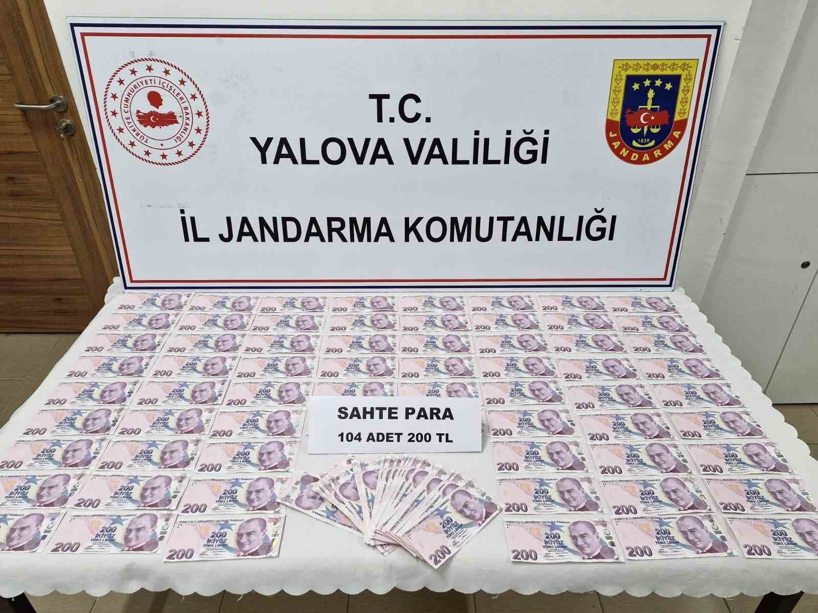 Yalova’da sahte para operasyonunda 2 şüpheli tutuklandı