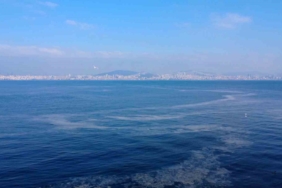 Adalar’daki müsilaj tehdidi havadan görüntülendi