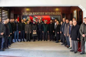 AK Parti Bilecik İl Başkanı Yıldırım, Bilecik İl Emniyet Müdürü Yılmaz ile bir araya geldi