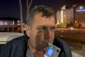 Alkol denetimine takılan sürücü: Yok ağabey kaçmadım, yatacağım ben burada