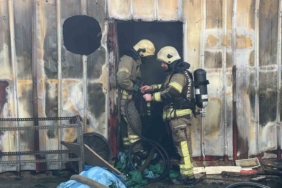 Arnavutköy’de depoda korkutan yangın