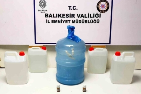 Ayvalık’ta kaçak alkol ele geçirildi