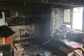 Balıkesir’de ev yanan ev küle döndü