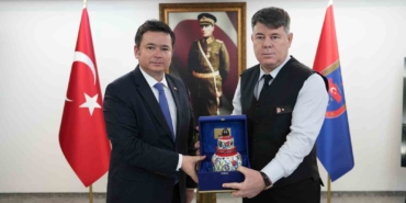 Başkan Aydın’dan Tuğgeneral Tataroğlu’na hayırlı olsun ziyareti