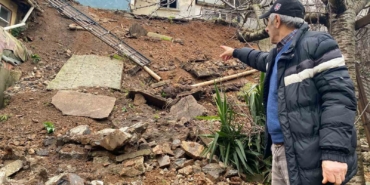 Beykoz’da 5 metrelik istinat duvarı çöktü