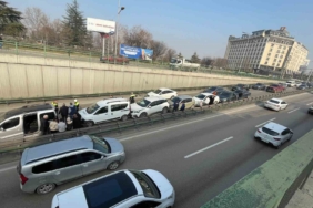 Bursa’da 7 araç bir birine girdi