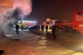 Bursa’da market deposunda korkutan yangın