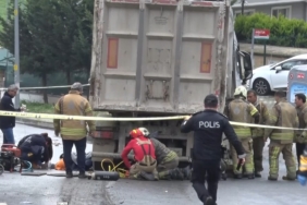 Büyükçekmece’de feci kaza: Kamyonun altında kalan genç 1 saatte çıkarıldı