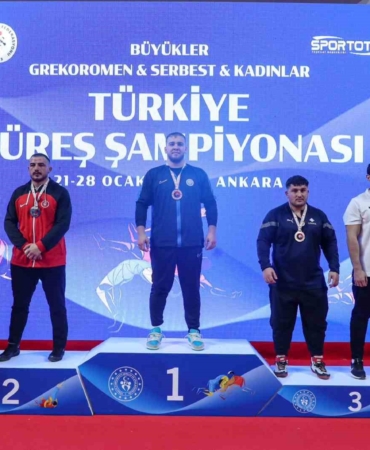 Büyükler Serbest Türkiye Güreş Şampiyonası’nda üçüncü gün sona erdi
