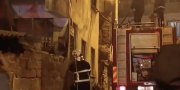 Çanakkale’de baca yangınında ev zarar gördü