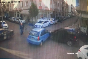Çorlu’da iki araç çarpıştı, 1 kişi yaralandı: Kaza anı kamerada