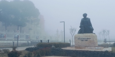 Edirne’de sis ulaşımı aksattı