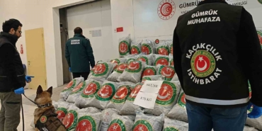 Edirne’de tırda 870 kilo skunk ele geçirildi