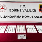 Edirne’de yolcu otobüsünde 177 tarihi sikke ele geçirildi
