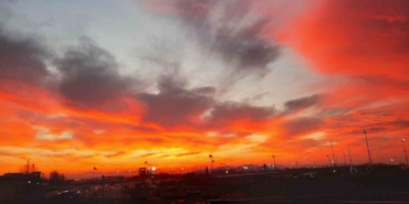 Fatih’te gün doğumu manzarası mest etti