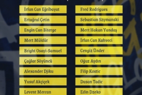 Fenerbahçe’nin, Adana Demirspor kamp kadrosu açıklandı