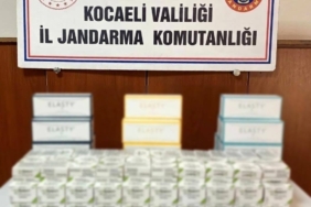 Gebze’de kaçak estetik malzemesi ve tıbbi ürün ele geçirildi