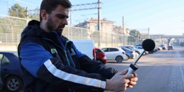 Gürültü yerinde ölçülüyor