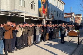 Hayatını kaybeden polis memuru son yolculuğuna uğurlandı